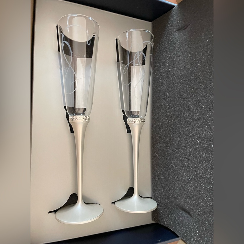 NEW Mikasa Champagne Flutes!